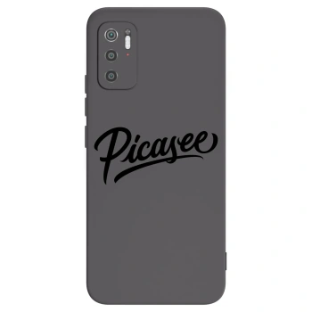 Picasee Xiaomi Poco M3 Pro 5G Hülle - Schwarzes Silikon - Picasee - old logo - black