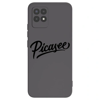 Picasee Realme 8i Hülle - Schwarzes Silikon - Picasee - old logo - black