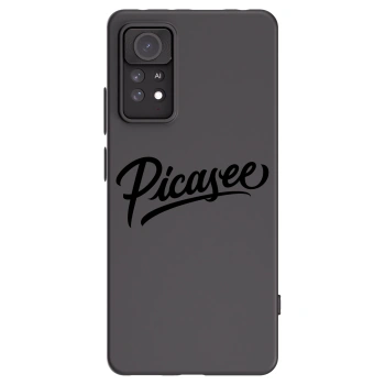 Picasee Xiaomi Redmi Note 11 Pro 5G Hülle - Schwarzes Silikon - Picasee - old logo - black