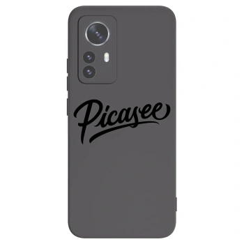 Picasee Xiaomi 12 Pro Hülle - Schwarzes Silikon - Picasee - old logo - black