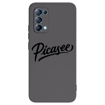 Picasee OPPO Reno 5 5G Hülle - Schwarzes Silikon - Picasee - old logo - black