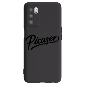 Picasee OPPO A16 Hülle - Schwarzes Silikon - Picasee - old logo - black
