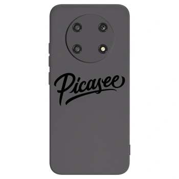Picasee Honor Magic4 Lite 5G Hülle - Schwarzes Silikon - Picasee - old logo - black