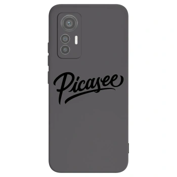 Picasee Xiaomi 12 Lite Hülle - Schwarzes Silikon - Picasee - old logo - black