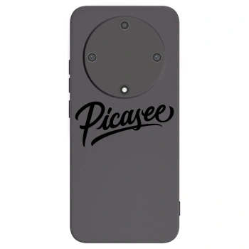 Picasee Honor Magic5 Lite 5G Hülle - Schwarzes Silikon - Picasee - old logo - black