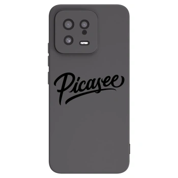 Picasee Xiaomi 13 Hülle - Schwarzes Silikon - Picasee - old logo - black