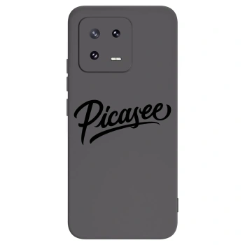 Picasee Xiaomi 13 Pro Hülle - Schwarzes Silikon - Picasee - old logo - black