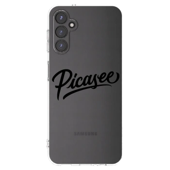 Picasee Samsung Galaxy A14 5G A146P Hülle - Transparentes Silikon - Picasee - old logo - black