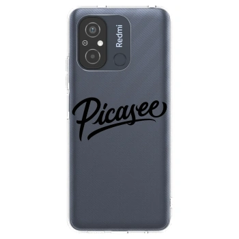 Picasee Xiaomi Redmi 12C Hülle - Transparentes Silikon - Picasee - old logo - black