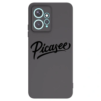 Picasee Xiaomi Redmi Note 12 4G Hülle - Schwarzes Silikon - Picasee - old logo - black