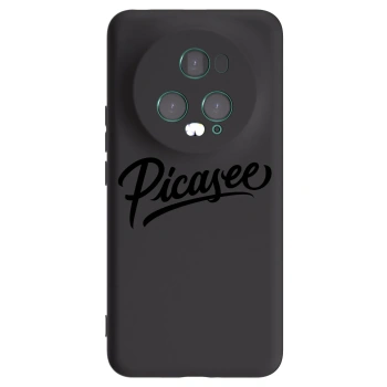 Picasee Honor Magic5 Pro Hülle - Schwarzes Silikon - Picasee - old logo - black