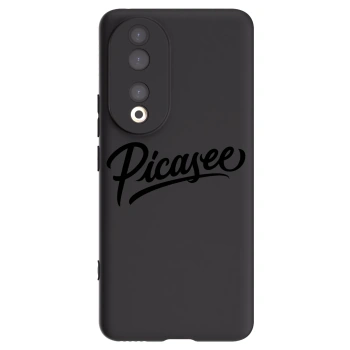 Picasee Honor 90 5G Hülle - Schwarzes Silikon - Picasee - old logo - black