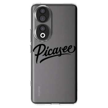 Picasee Honor 90 5G Hülle - Transparentes Silikon - Picasee - old logo - black