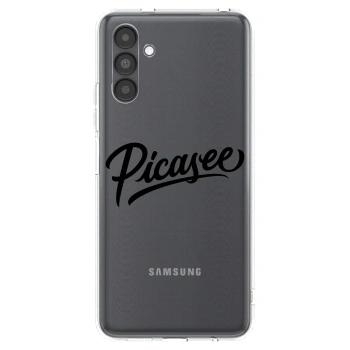 Picasee Samsung Galaxy A04s A047F Hülle - Transparentes Silikon - Picasee - old logo - black