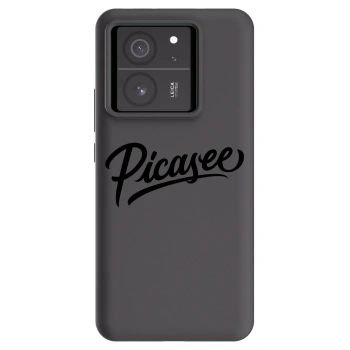 Picasee Xiaomi 13T Hülle - Schwarzes Silikon - Picasee - old logo - black