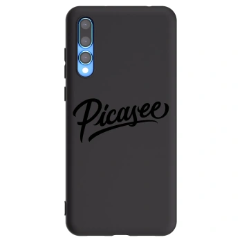 Picasee Huawei P20 Pro Hülle - Schwarzes Silikon - Picasee - old logo - black