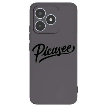 Picasee Realme C53 Hülle - Schwarzes Silikon - Picasee - old logo - black