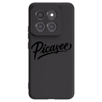 Picasee Xiaomi 14 Pro Hülle - Schwarzes Silikon - Picasee - old logo - black