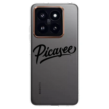 Picasee Xiaomi 14 Pro Hülle - Transparentes Silikon - Picasee - old logo - black