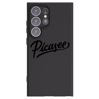 Picasee Samsung Galaxy S24 Ultra S928B 5G Hülle - Schwarzes Silikon - Picasee - old logo - black