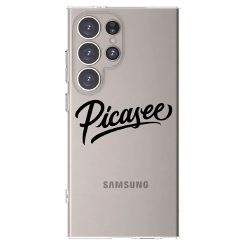 Picasee Samsung Galaxy S24 Ultra S928B 5G Hülle - Transparentes Silikon - Picasee - old logo - black