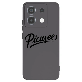 Picasee Xiaomi Poco X6 Hülle - Schwarzes Silikon - Picasee - old logo - black