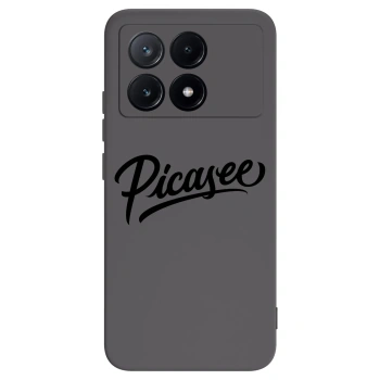 Picasee Xiaomi Poco X6 Pro Hülle - Schwarzes Silikon - Picasee - old logo - black