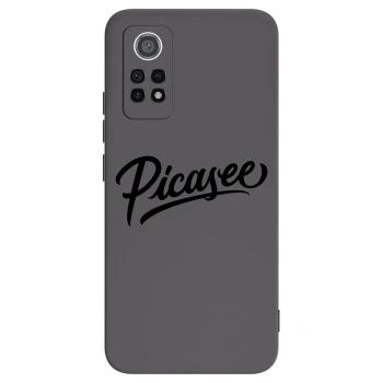 Picasee Xiaomi Redmi Note 12 Pro 4G Hülle - Schwarzes Silikon - Picasee - old logo - black