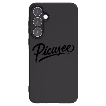 Picasee Samsung Galaxy A55 5G A556B Hülle - Schwarzes Silikon - Picasee - old logo - black