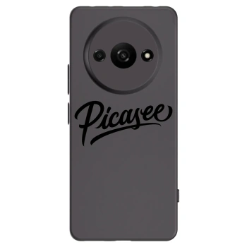 Picasee Xiaomi Redmi A3 Hülle - Schwarzes Silikon - Picasee - old logo - black