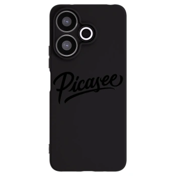Picasee Xiaomi Redmi 13 4G Hülle - Schwarzes Silikon - Picasee - old logo - black