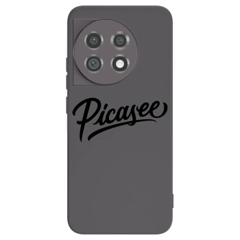Picasee OnePlus 11 5G Hülle - Schwarzes Silikon - Picasee - old logo - black