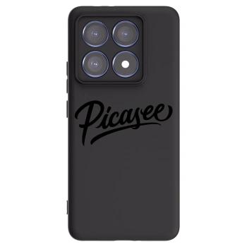 Picasee Xiaomi 14T Pro Hülle - Schwarzes Silikon - Picasee - old logo - black