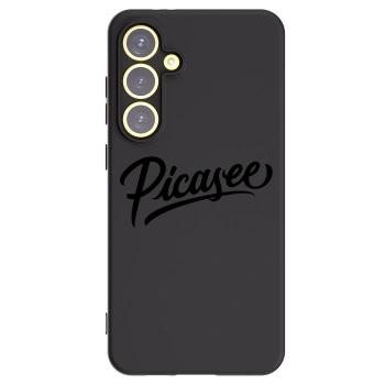 Picasee Samsung Galaxy S24 FE S721B Hülle - Schwarzes Silikon - Picasee - old logo - black