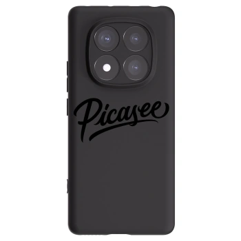 Picasee Xiaomi Redmi Note 14 Pro+ 5G Hülle - Schwarzes Silikon - Picasee - old logo - black
