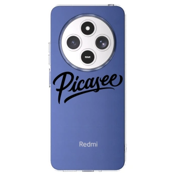 Picasee Xiaomi Redmi 14C Hülle - Transparentes Silikon - Picasee - old logo - black