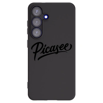 Picasee Samsung Galaxy S25 5G Hülle - Schwarzes Silikon - Picasee - old logo - black