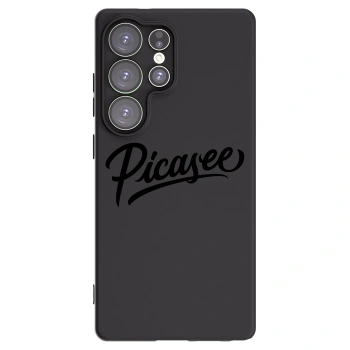 Picasee Samsung Galaxy S25 Ultra 5G Hülle - Schwarzes Silikon - Picasee - old logo - black