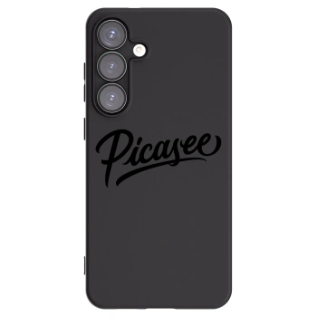 Picasee Samsung Galaxy S25+ 5G Hülle - Schwarzes Silikon - Picasee - old logo - black