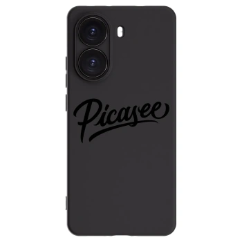 Picasee Xiaomi Poco X7 Pro 5G Hülle - Schwarzes Silikon - Picasee - old logo - black
