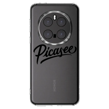 Picasee Honor Magic7 Pro 5G Hülle - Transparentes Silikon - Picasee - old logo - black