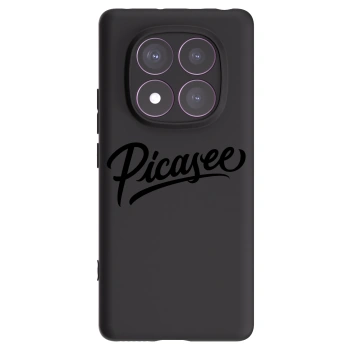 Picasee Xiaomi Redmi Note 14 Pro 4G Hülle - Schwarzes Silikon - Picasee - old logo - black