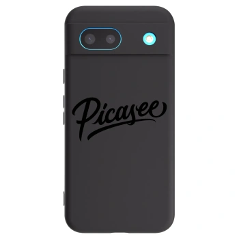 Picasee Google Pixel 8a Hülle - Schwarzes Silikon - Picasee - old logo - black