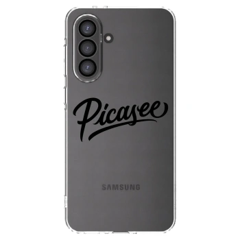 Picasee Samsung Galaxy A56 5G A566B Hülle - Transparentes Silikon - Picasee - old logo - black