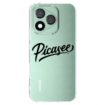 Picasee Honor 400 Lite 5G Hülle - Transparentes Silikon - Picasee - old logo - black