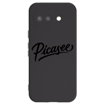Picasee Google Pixel 9a Hülle - Schwarzes Silikon - Picasee - old logo - black