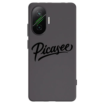 Picasee Xiaomi Poco F7 Pro 5G Hülle - Schwarzes Silikon - Picasee - old logo - black