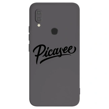 Picasee Xiaomi Redmi 7 Hülle - Schwarzes Silikon - Picasee - old logo - black