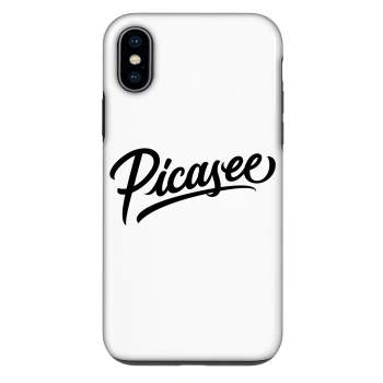 Hülle für Apple iPhone X/XS - Picasee - old logo - black