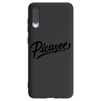 Picasee Samsung Galaxy A70 A705F Hülle - Schwarzes Silikon - Picasee - old logo - black